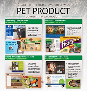 Pet Products Counter Mat