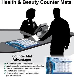 Health and Beauty Counter Mat