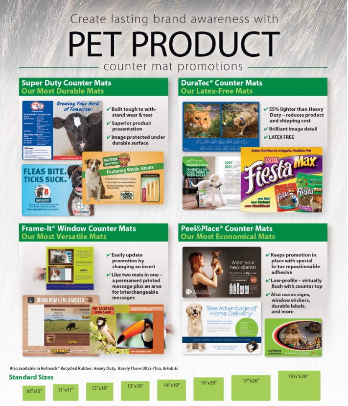 Pet Counter Mat Flyer