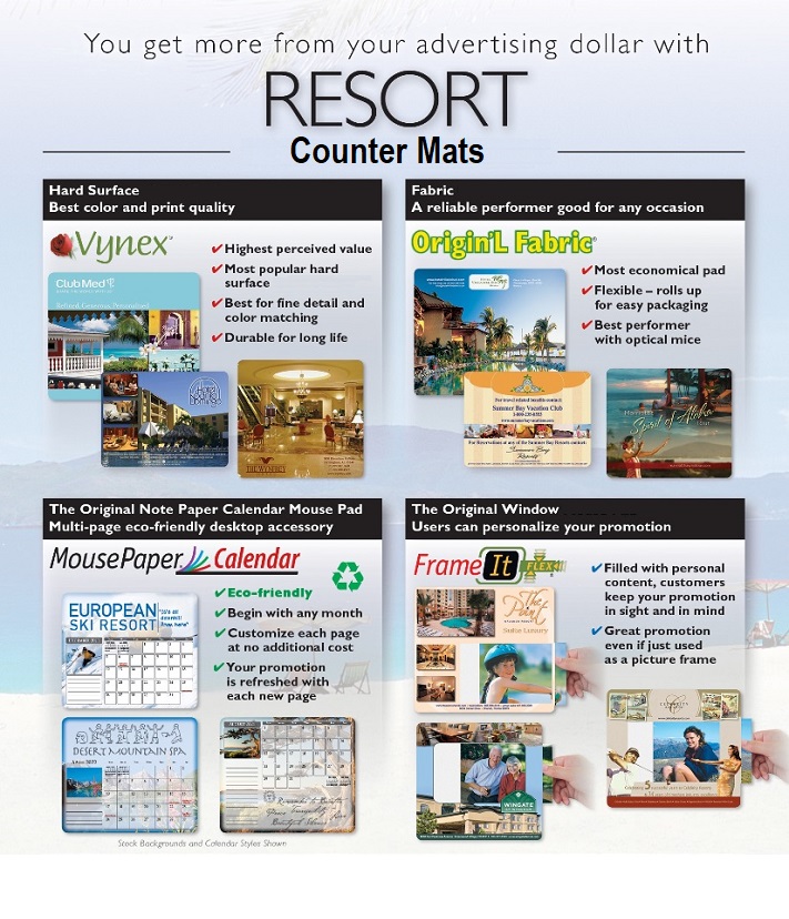 Hospitality Counter Mat Flyer