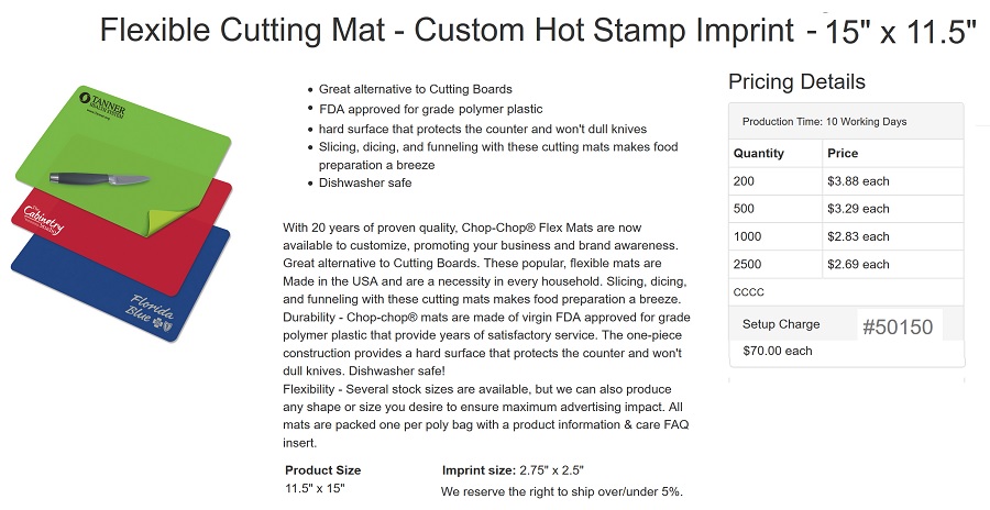 Plastic Cutting Mats
