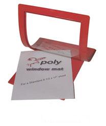 Poly Window Interchangeable Counter Mat